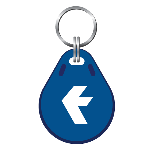 Ntag 213 NFC Key Fobs for TimeDock time clocks